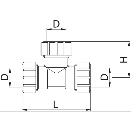 Scheda tecnica - T shaped pipe fitting quick connection