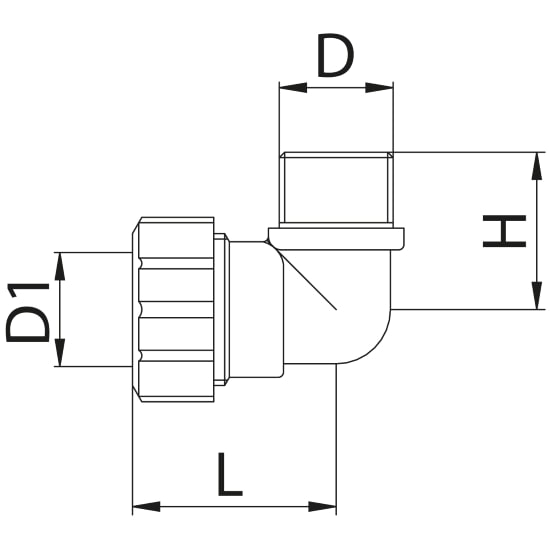 Scheda tecnica - Male curved pipe fitting quick connection