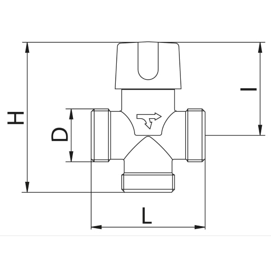 Scheda tecnica - Valvola di zona a 3 vie per fan coil