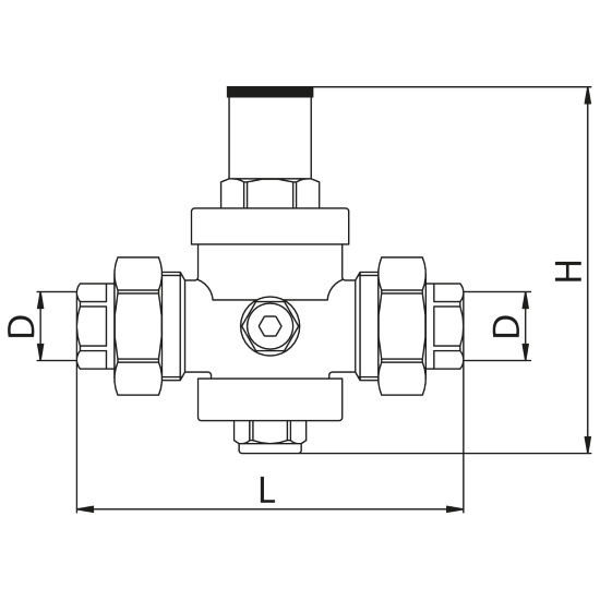 Scheda tecnica - Pressure reducer, inox seal PN25