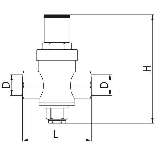 Scheda tecnica - Riduttore di pressione PN16