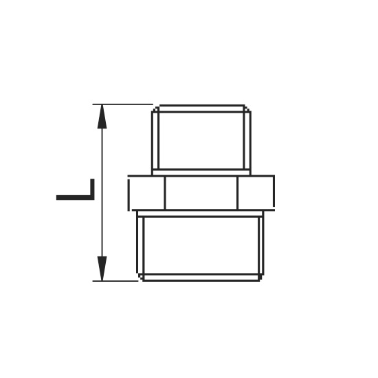 Scheda tecnica - Reducing straight fitting