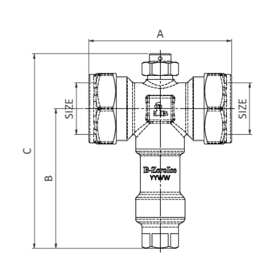 Scheda tecnica - Anti freeze valve with copper to copper compression