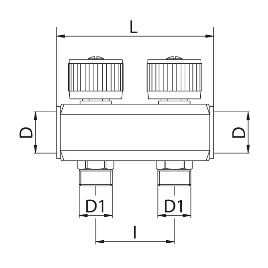 Scheda tecnica - Kit collettori da barra con attacchi 3/4 Eurocono e valvole