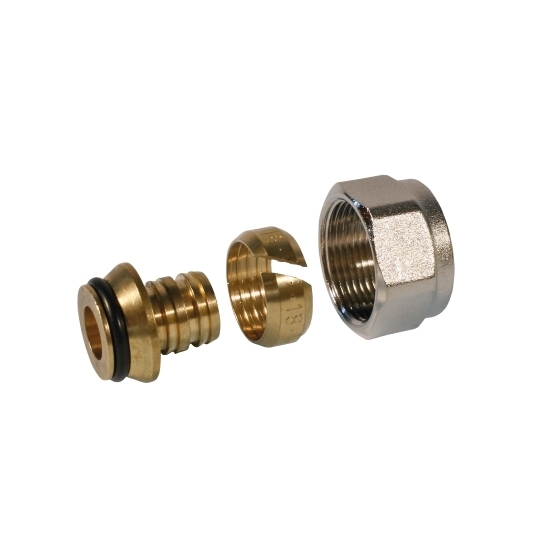 Pex pipe adaptor, DZR brass %>