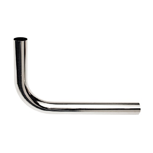 Elbow chrome-plated brass tube %>