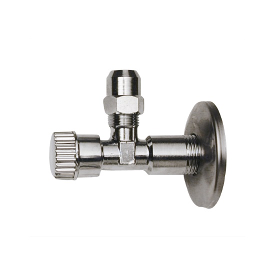 Screw angle valve with nut %>