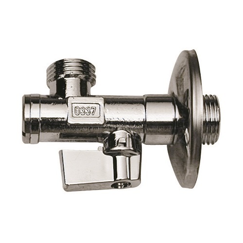 Ball angle valve with filter