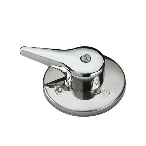 Chromed handle w/rosette for item 428 %>