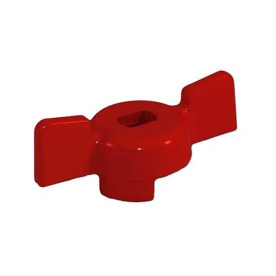 Butterfly handle for ball valves