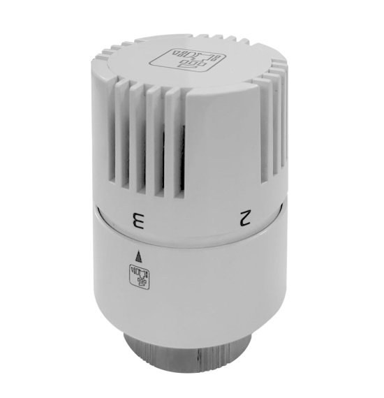 Thermostatic head with liquid sensor %>