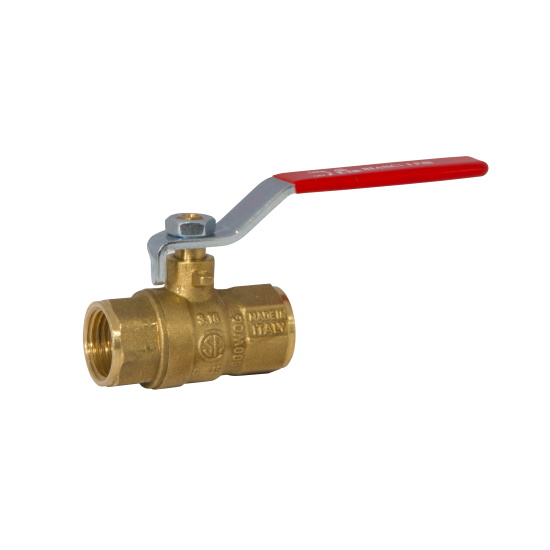 FF NPT ball valve PN 25 with lever handle