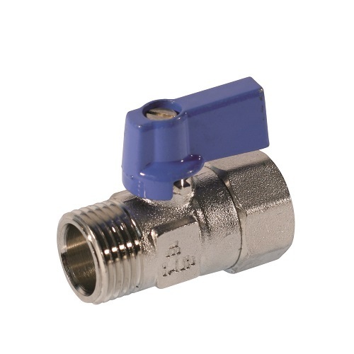 MINI MF forged brass ball valve lever aluminium handle