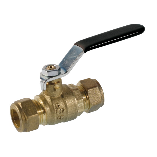 DZR compression ball valve copper to copper compression