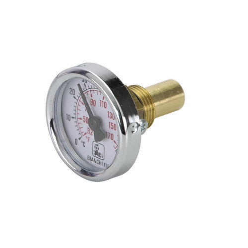 Bimetallic thermometer Ø 40mm. Scale: 0°- 80°C / 32°-170°F