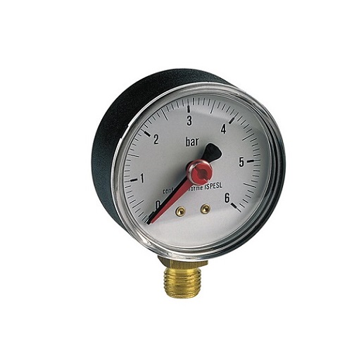 Manometer with vertical connection