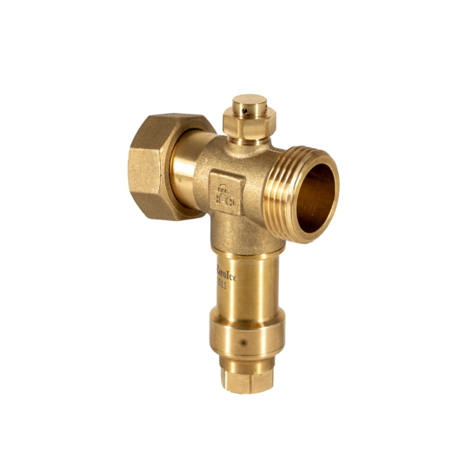 Anti freeze valve with male connection sliding nut